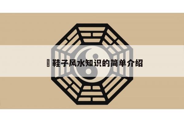 ​鞋子风水知识的简单介绍